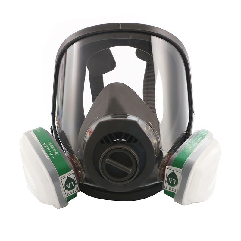 Dust Mask Construction - 풀페이스 방독면 유기증기 카트리지 재사용 가능