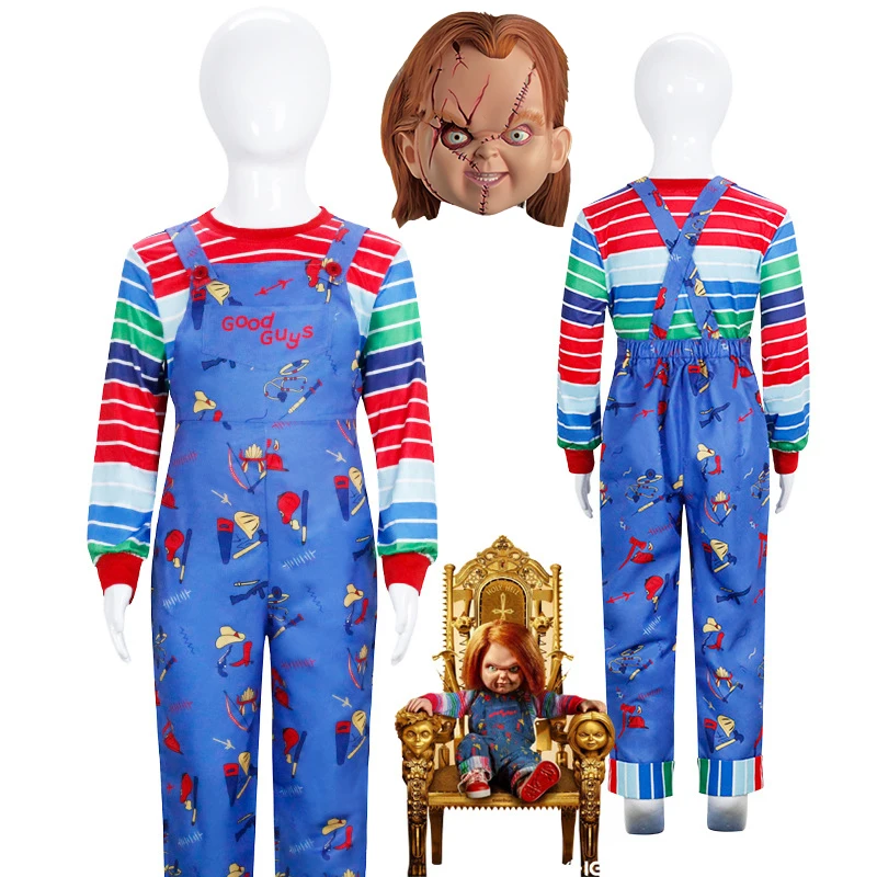 2025 애니메이션 무서운 아이는 놀이 Chucky 코 - Kids Face Mask 리뷰 및 가격