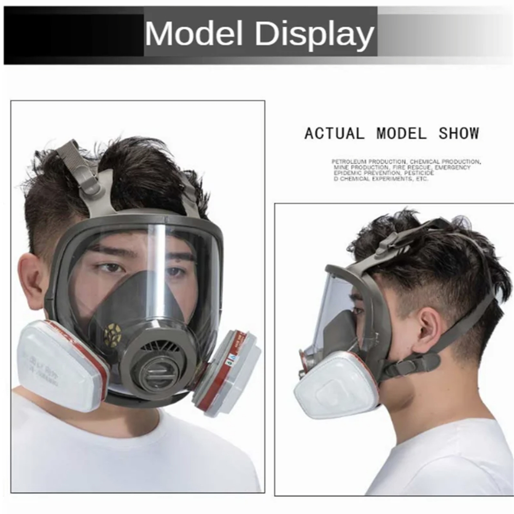 풀페이스 방독면 유기증기 카트리지 재사용 가능 방독면, - Dust Mask Construction 리뷰 및 가격