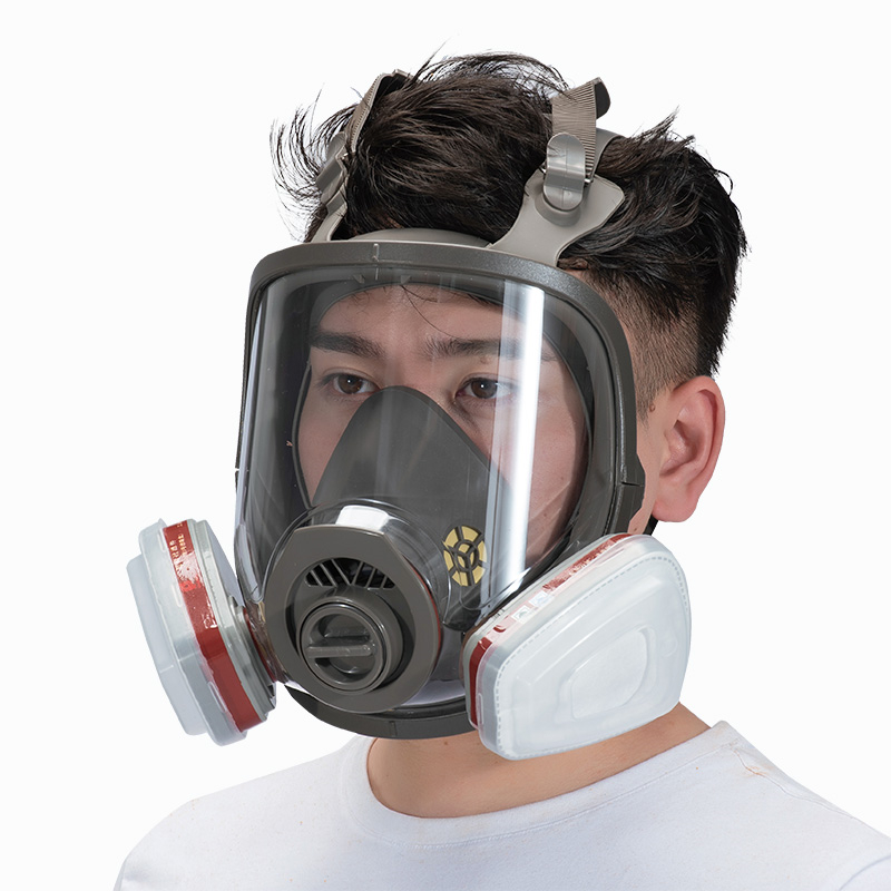 풀페이스 방독면 유기증기 카트리지 재사용 가능 방독면, - Dust Mask Construction 리뷰 및 가격